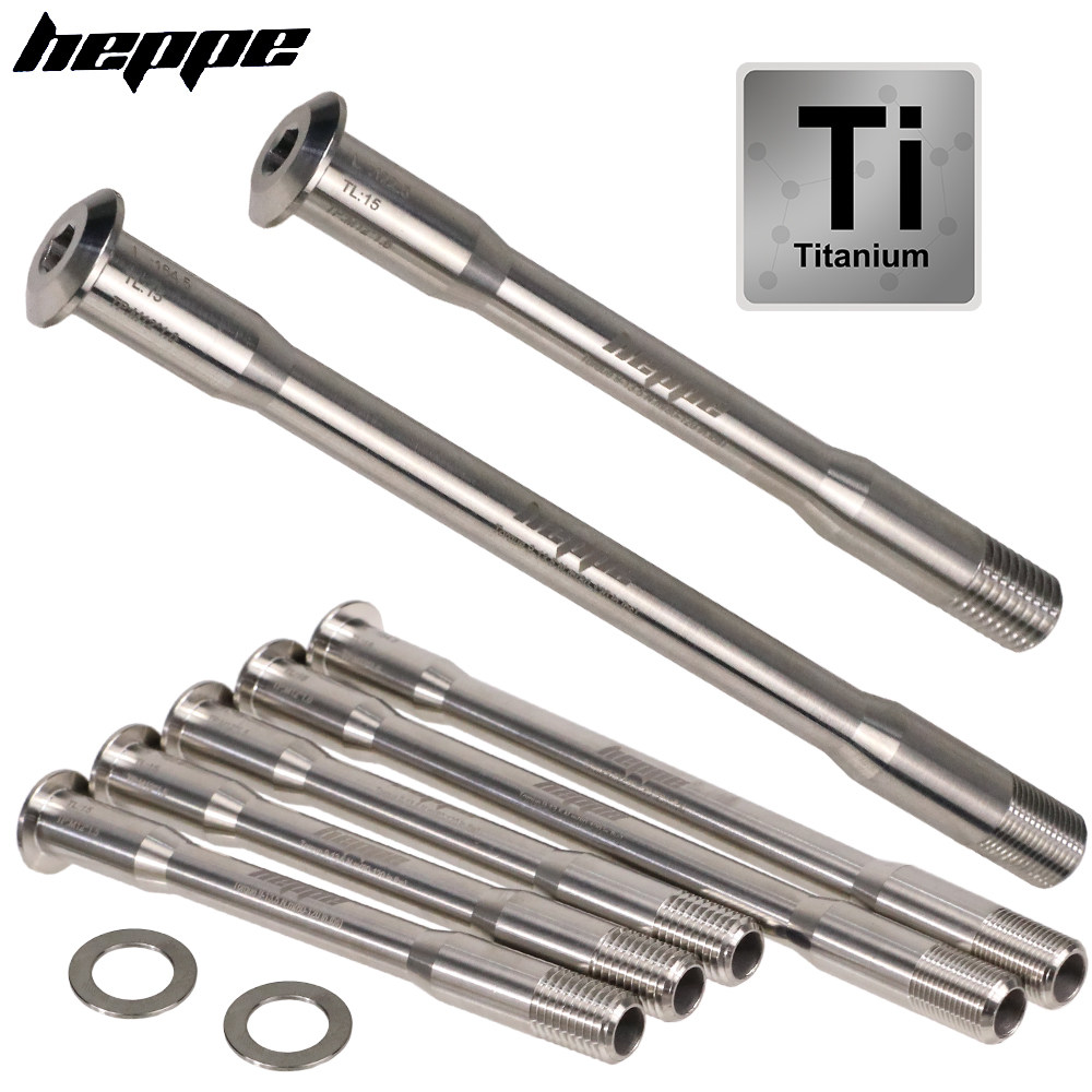 Bike Light Front Rear - HEPPE Perno Passante Ultra Leggero in