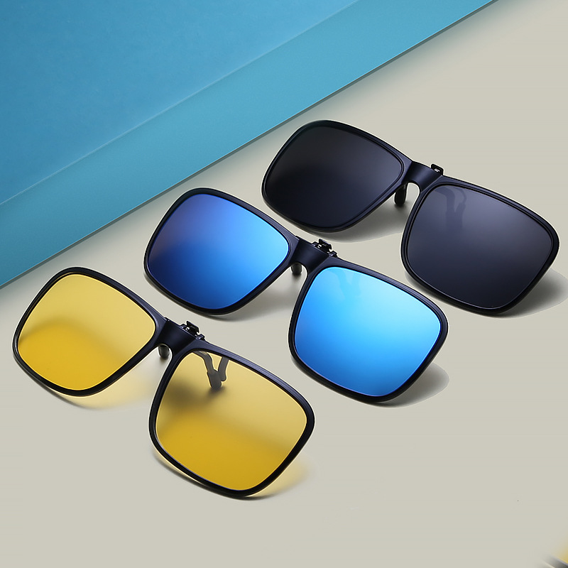Cycling Zones - Occhiali da sole polarizzati quadrati Clip