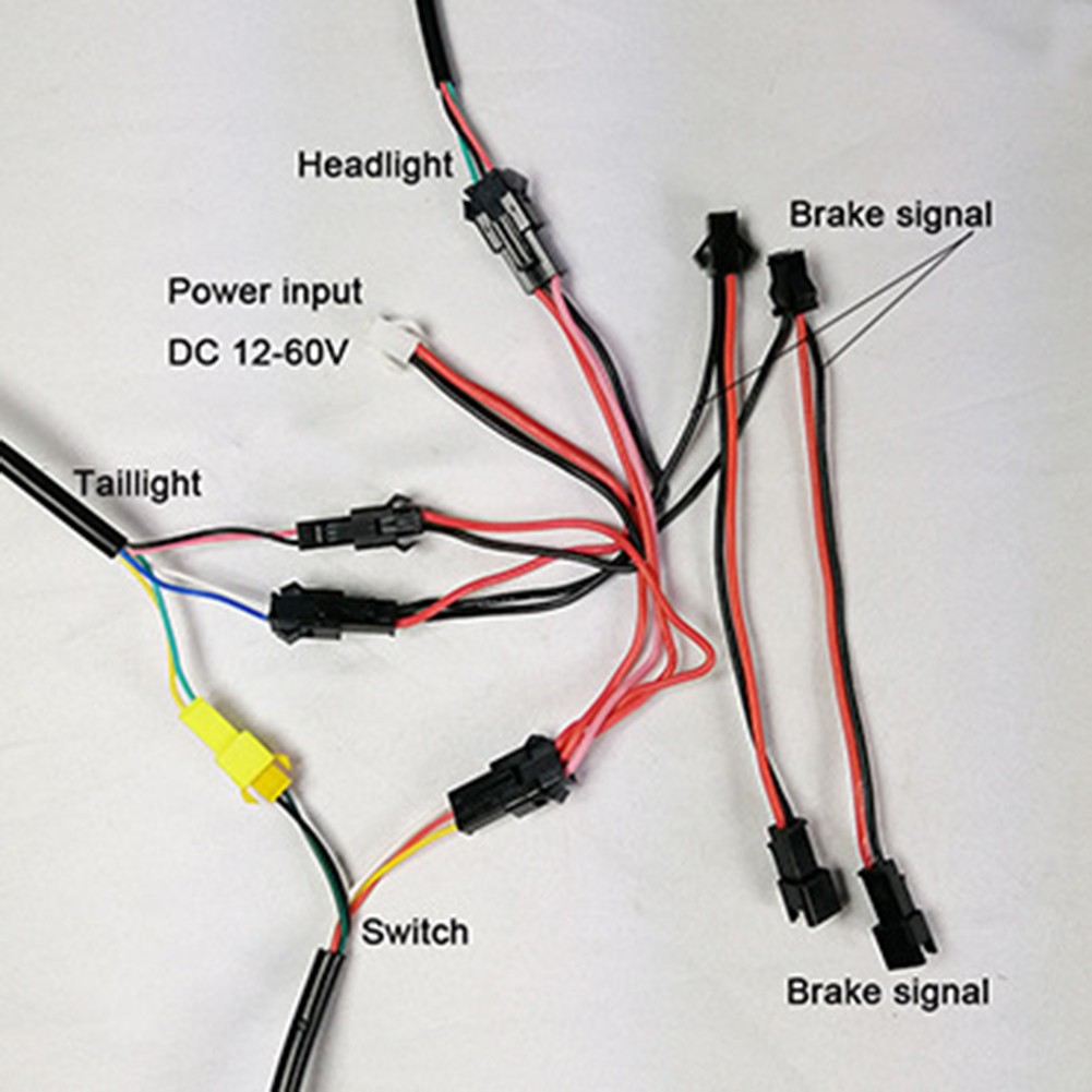 24-60V bici elettrica linea di - Bike Light Front Rear recensione e prezzo
