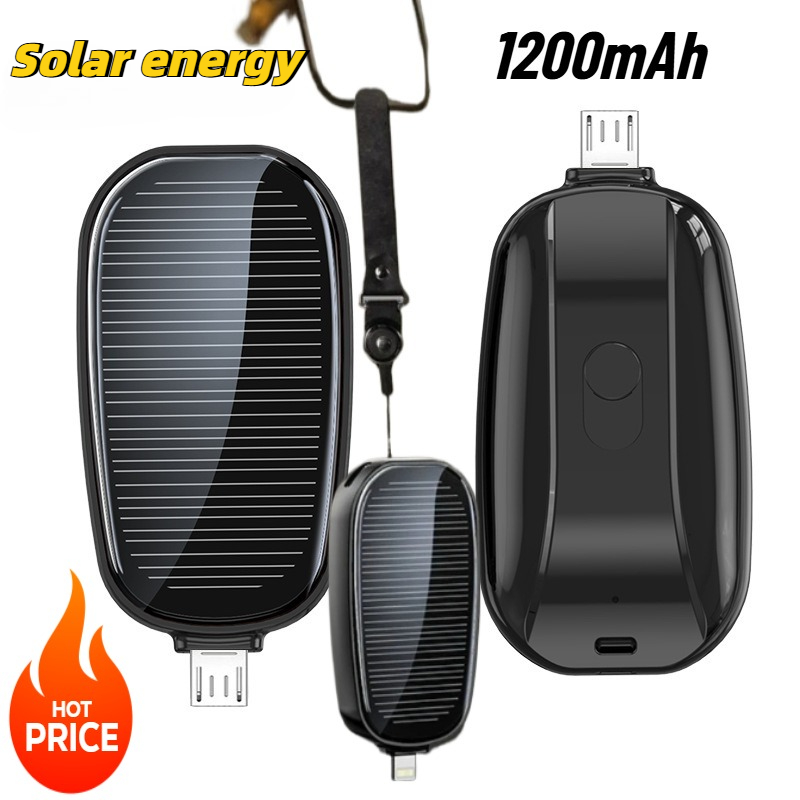 Mini power bank solare da 1200 - Usb Charger Dynamo recensione e prezzo